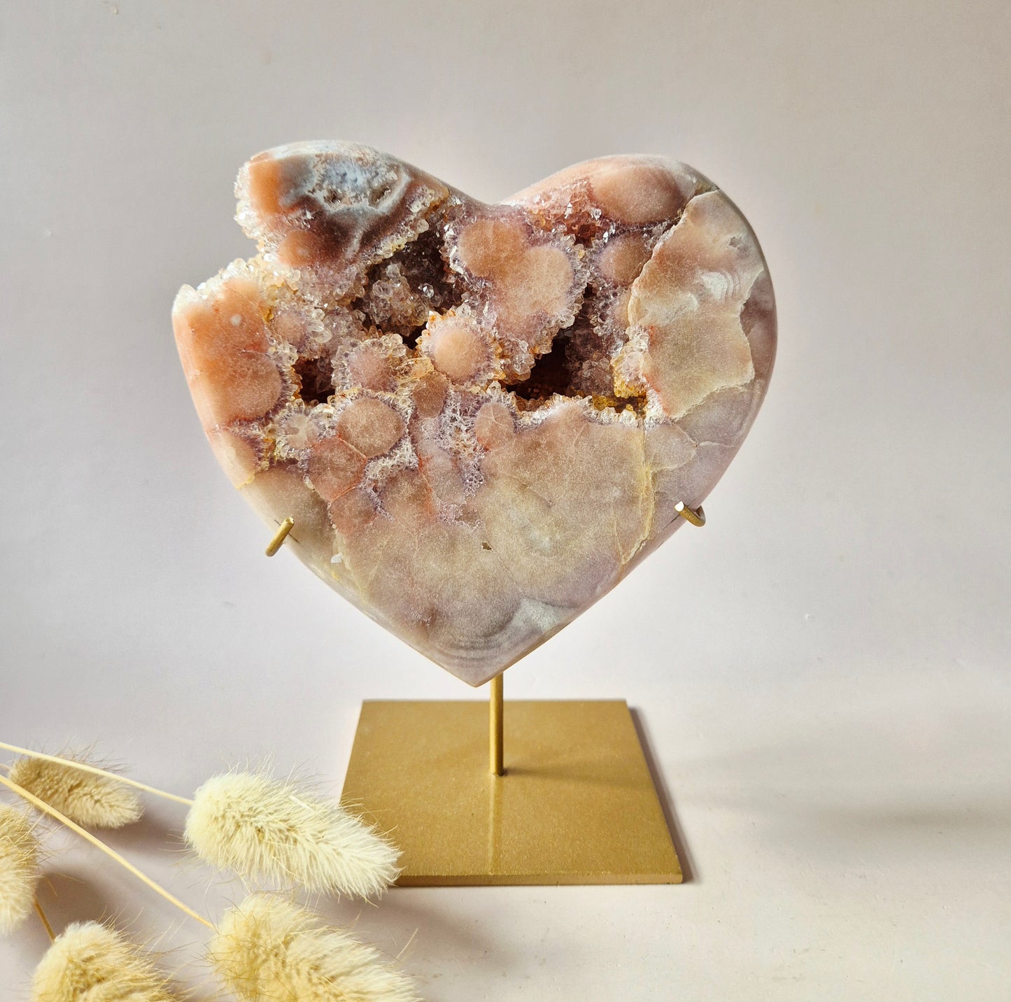 Druzy Pink Amethyst Freeforms &amp; Flames – Magische, sanfte Energie