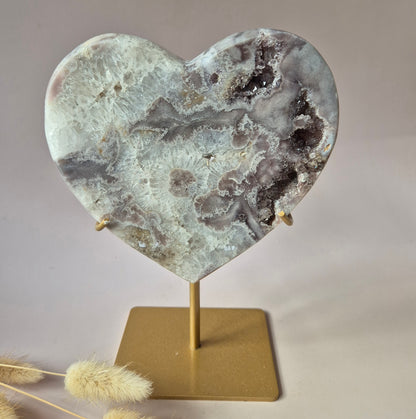 Druzy Pink Amethyst Freeforms &amp; Flames – Magische, sanfte Energie