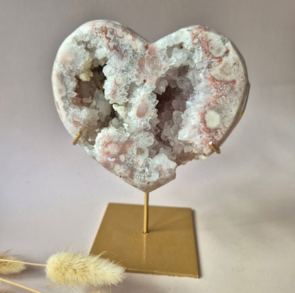 Druzy Pink Amethyst Freeforms &amp; Flames – Magische, sanfte Energie