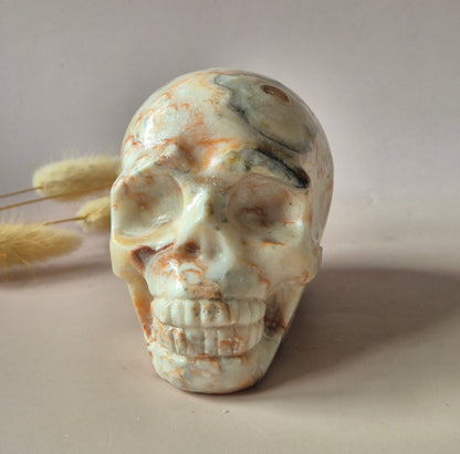 Edelsteinschädel Candy Fluoritschädel #8 | 374g – 7,5x6x5cm