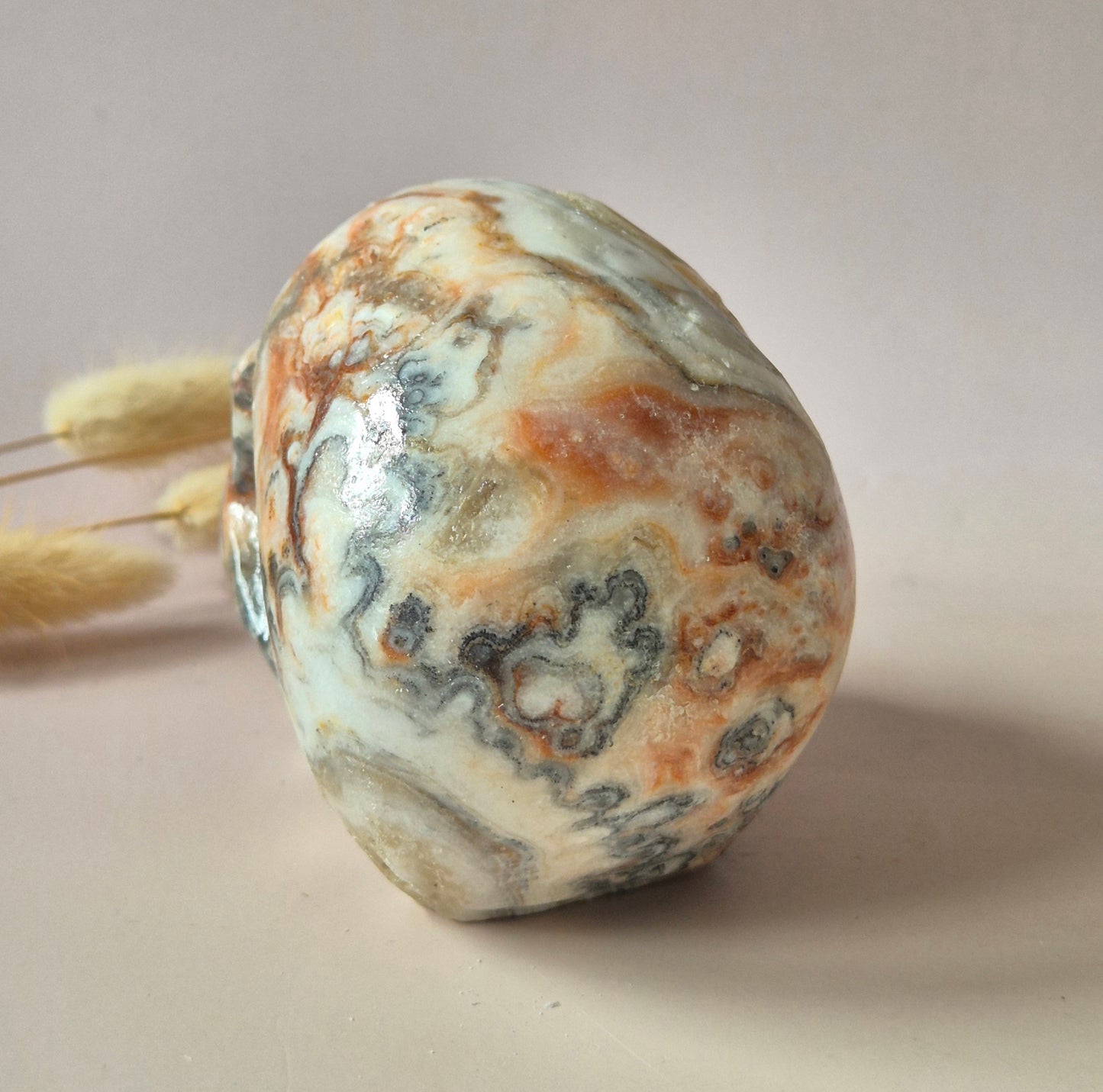 Edelsteinschädel Candy Fluoritschädel #8 | 374g – 7,5x6x5cm