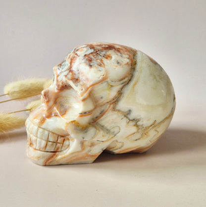 Edelsteinschädel Candy Fluoritschädel #8 | 374g – 7,5x6x5cm