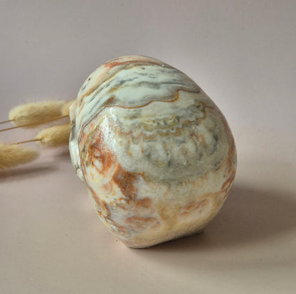 Edelsteinschädel Candy Fluoritschädel #8 | 374g – 7,5x6x5cm
