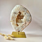 Roze Amethist Geode Schijf op Standaard 4785g | XXL Druzy Crystal Decor & Edelsteen Display