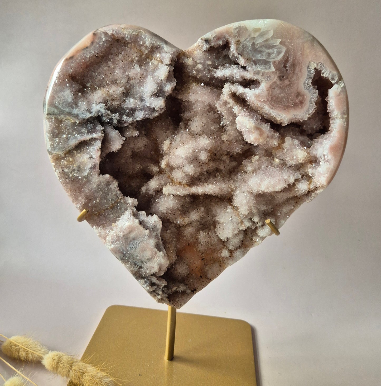 Druzy Pink Amethyst Freeforms &amp; Flames – Magische, sanfte Energie