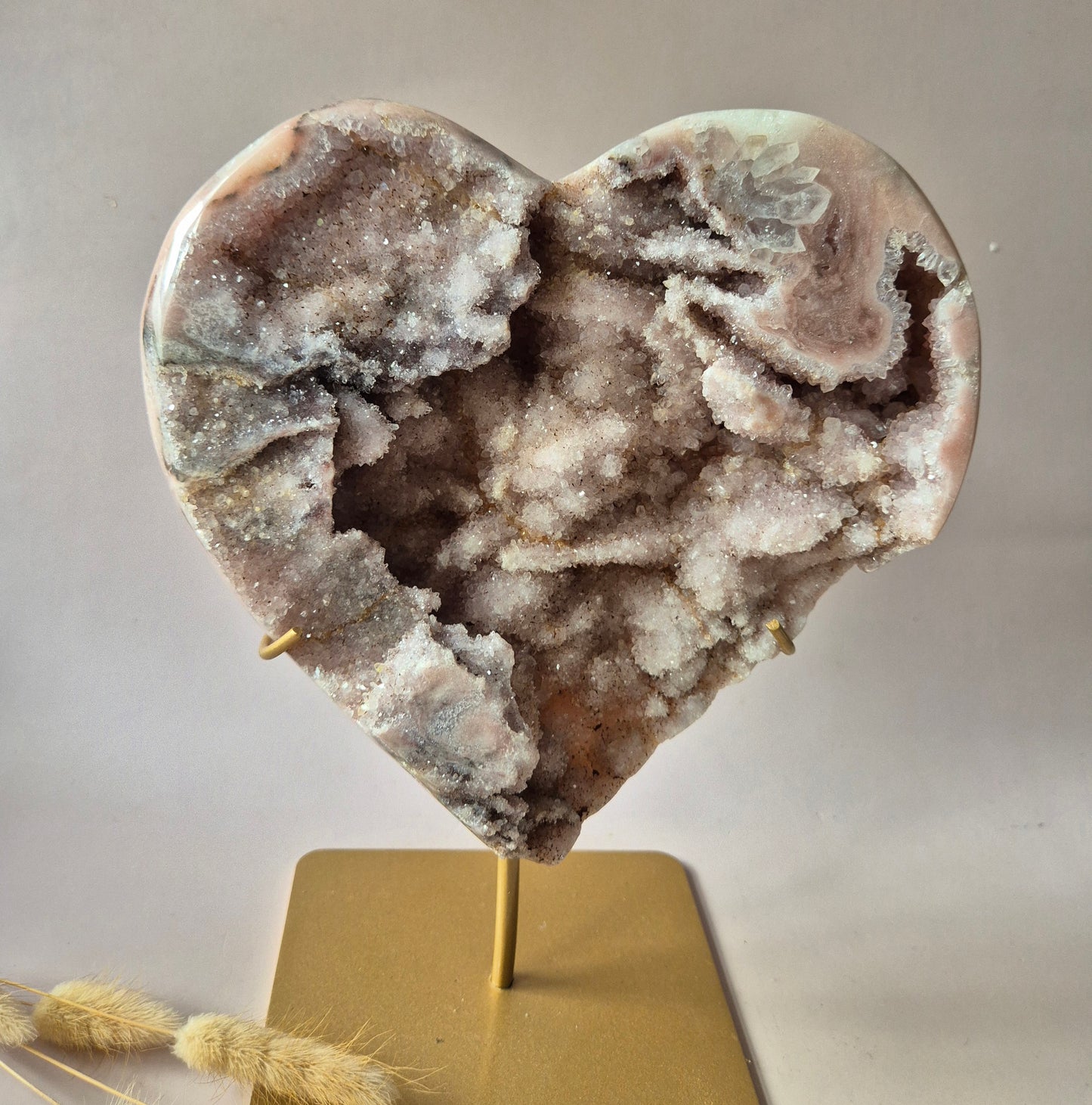 Druzy Pink Amethyst Freeforms &amp; Flames – Magische, sanfte Energie