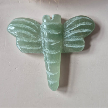 Edelstein Schmetterling 6x5 cm – Roter Netzstein