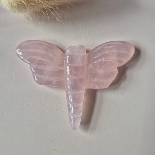Edelstein Schmetterling 6x5 cm – Roter Netzstein