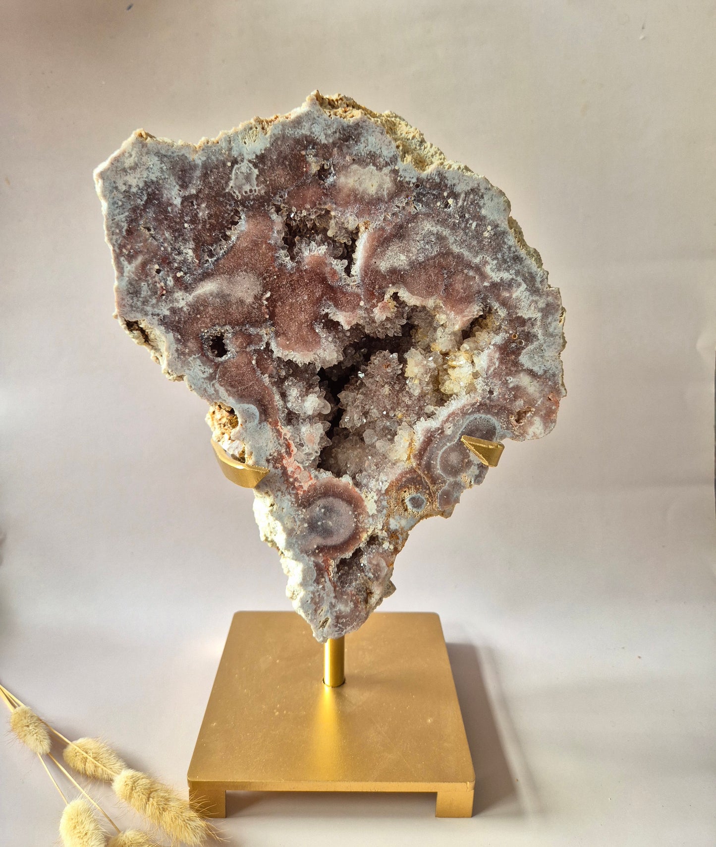 Druzy Pink Amethyst Freeforms &amp; Flames – Magische, sanfte Energie