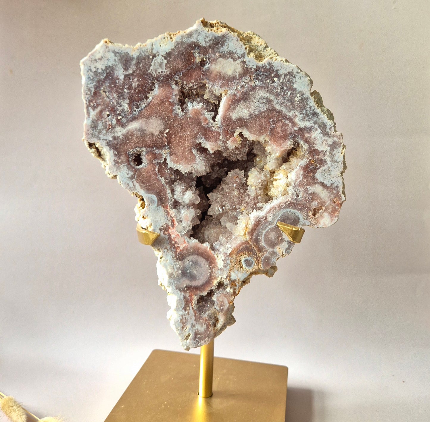 Druzy Pink Amethyst Freeforms &amp; Flames – Magische, sanfte Energie