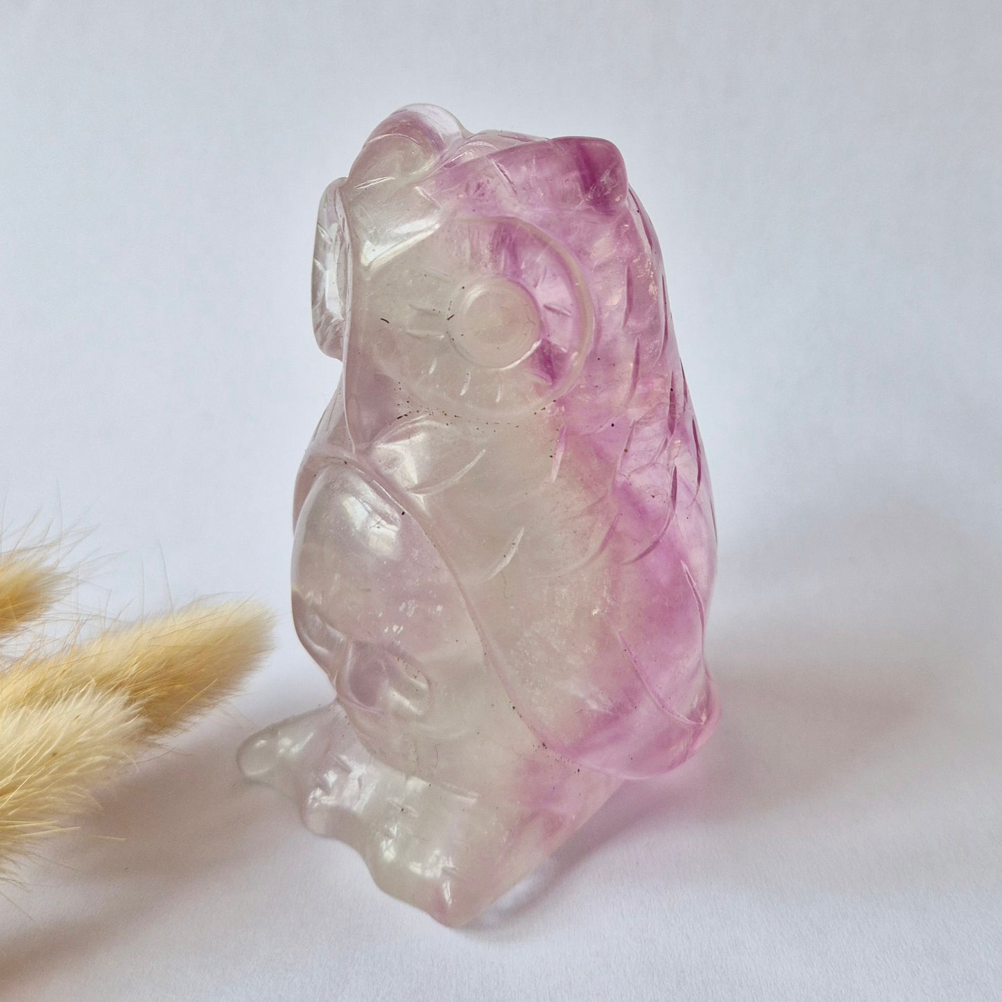 Kristall-Edelstein XXL Rosa Calcit Merkaba – 8 cm