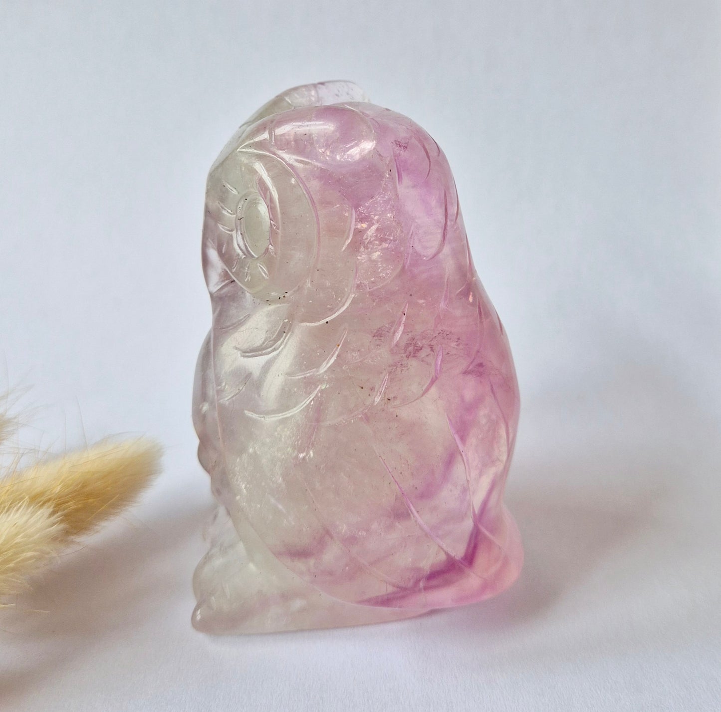 Kristall-Edelstein XXL Rosa Calcit Merkaba – 8 cm