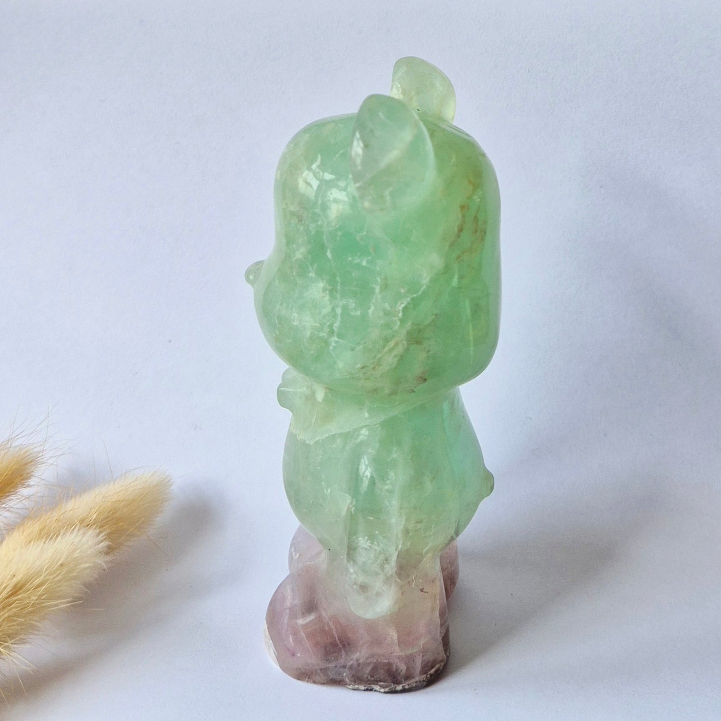 Kristall-Edelstein XXL Rosa Calcit Merkaba – 8 cm