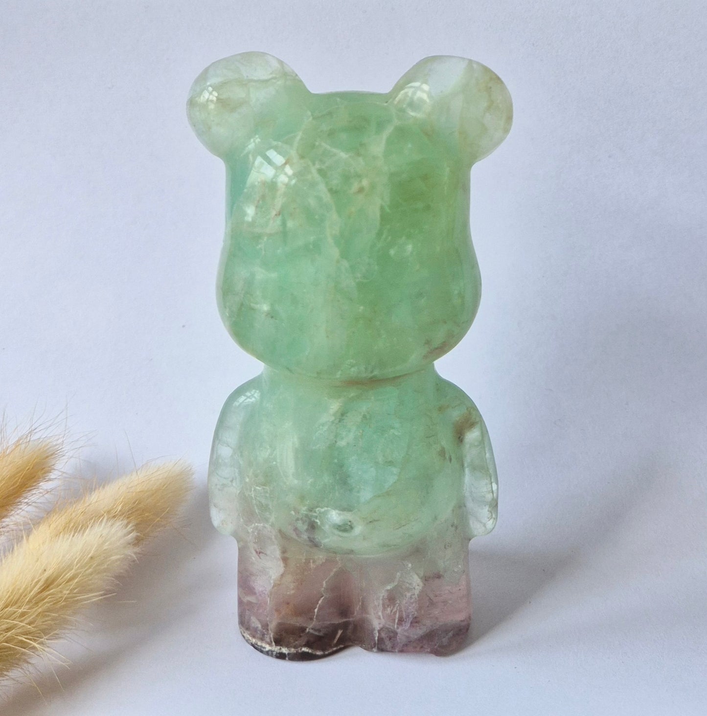 Kristall-Edelstein XXL Rosa Calcit Merkaba – 8 cm
