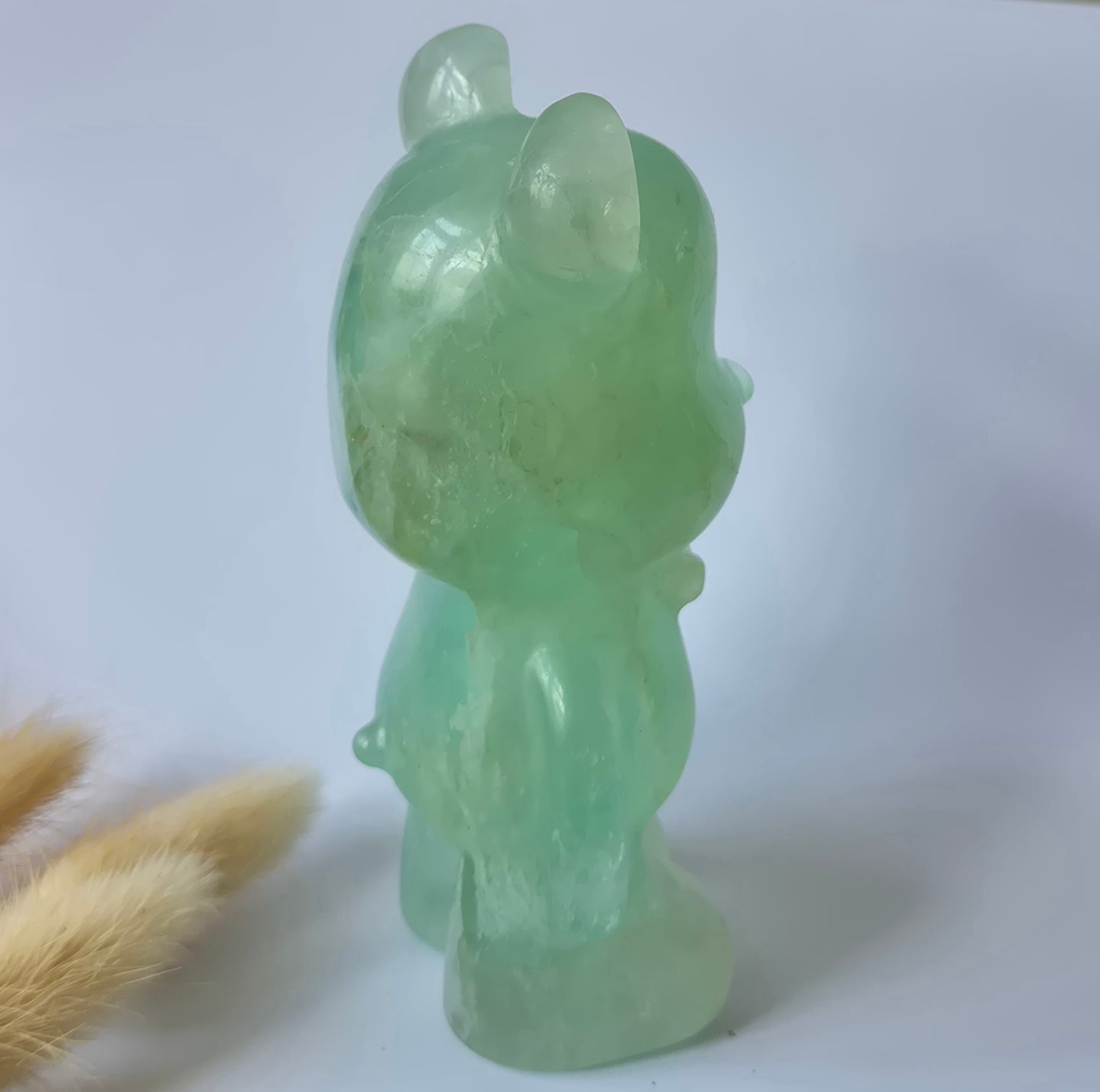 Kristall-Edelstein XXL Rosa Calcit Merkaba – 8 cm