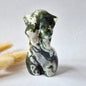 Edelsteinbüste einer Frau (8 cm) - Rosenquarz