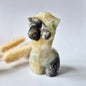 Edelsteinbüste einer Frau (8 cm) - Rosenquarz