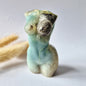 Edelsteinbüste einer Frau (8 cm) - Rosenquarz