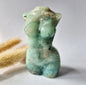 Edelsteinbüste einer Frau (8 cm) - Rosenquarz