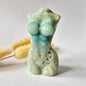 Edelsteinbüste einer Frau (8 cm) - Rosenquarz