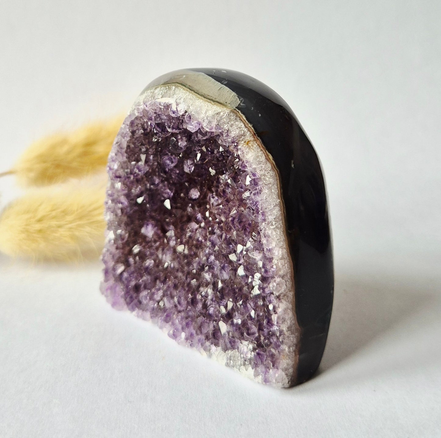 Druzy Agate - Teardrop Drop Standing Gemstone Crystal - C. 158gram