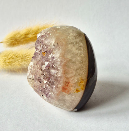Druzy Agaat uit Uruguay – 184 gram #149 | Natuurlijke Geode Edelsteen