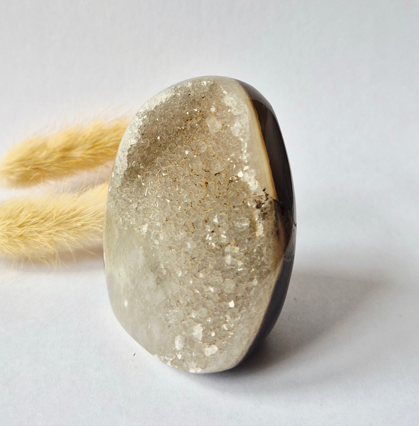 Druzy Agaat uit Uruguay – 234 gram #154 | Natuurlijke Geode Edelsteen
