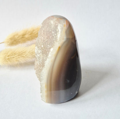 Druzy Agaat uit Uruguay – 173 gram #156 | Natuurlijke Geode Edelsteen