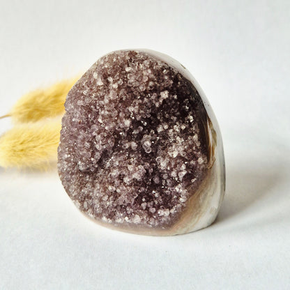 Druzy Agaat uit Uruguay – 260 gram #158 | Natuurlijke Geode Edelsteen