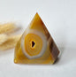 Druzy Agate - Teardrop Drop Standing Gemstone Crystal - C. 158gram