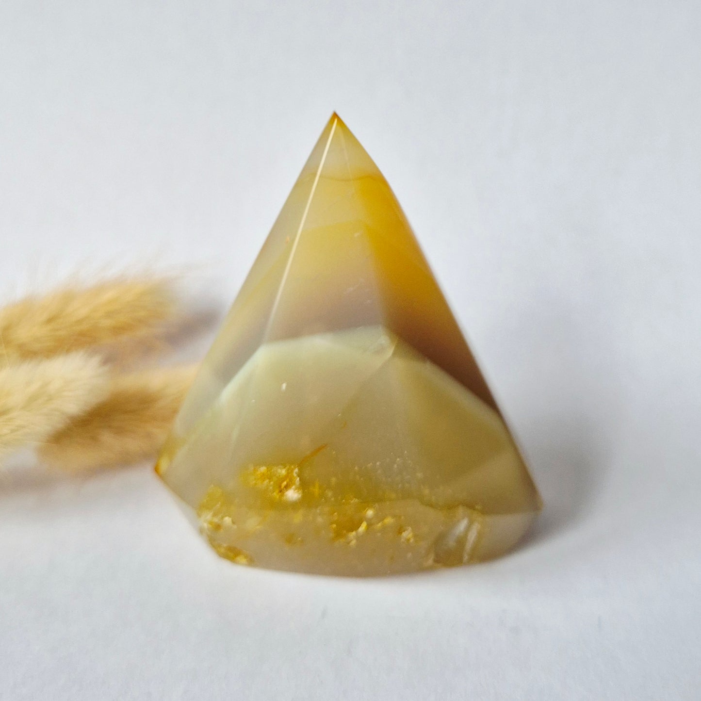 Druzy Grijze Agaat Diamant Staande Edelsteen Kristal - #44 211g