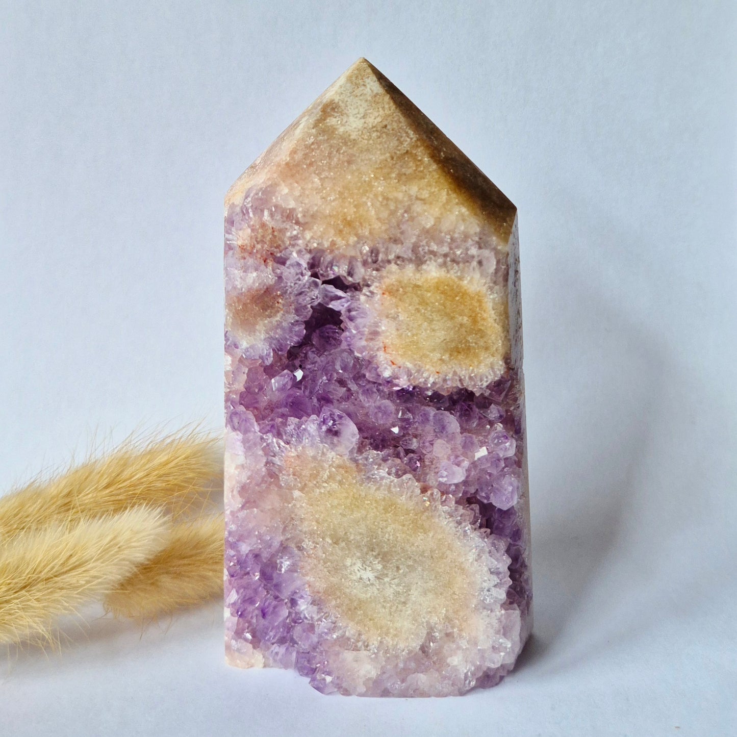 Druzy Pink Amethyst Freeforms &amp; Flames – Magische, sanfte Energie