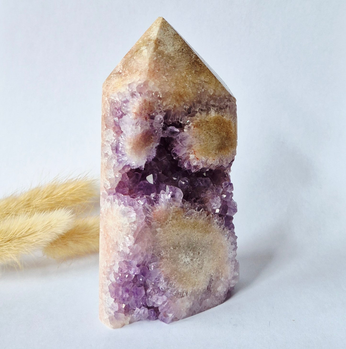 Druzy Pink Amethyst Freeforms &amp; Flames – Magische, sanfte Energie
