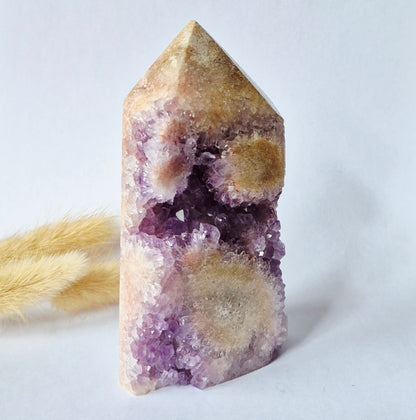 Druzy Pink Amethyst Freeforms &amp; Flames – Magische, sanfte Energie
