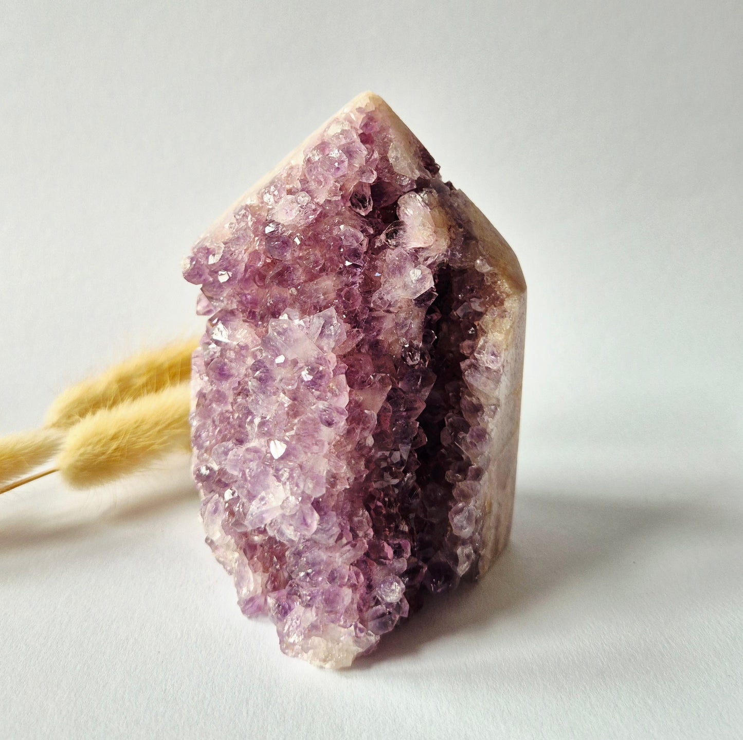 Roze Amethist Druzy Toren 760Gram – AA+ Natuurlijke Pink Amethyst uit Brazilië