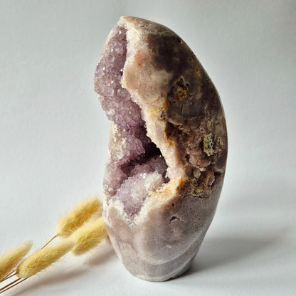 Druzy Pink Amethyst Freeforms &amp; Flames – Magische, sanfte Energie