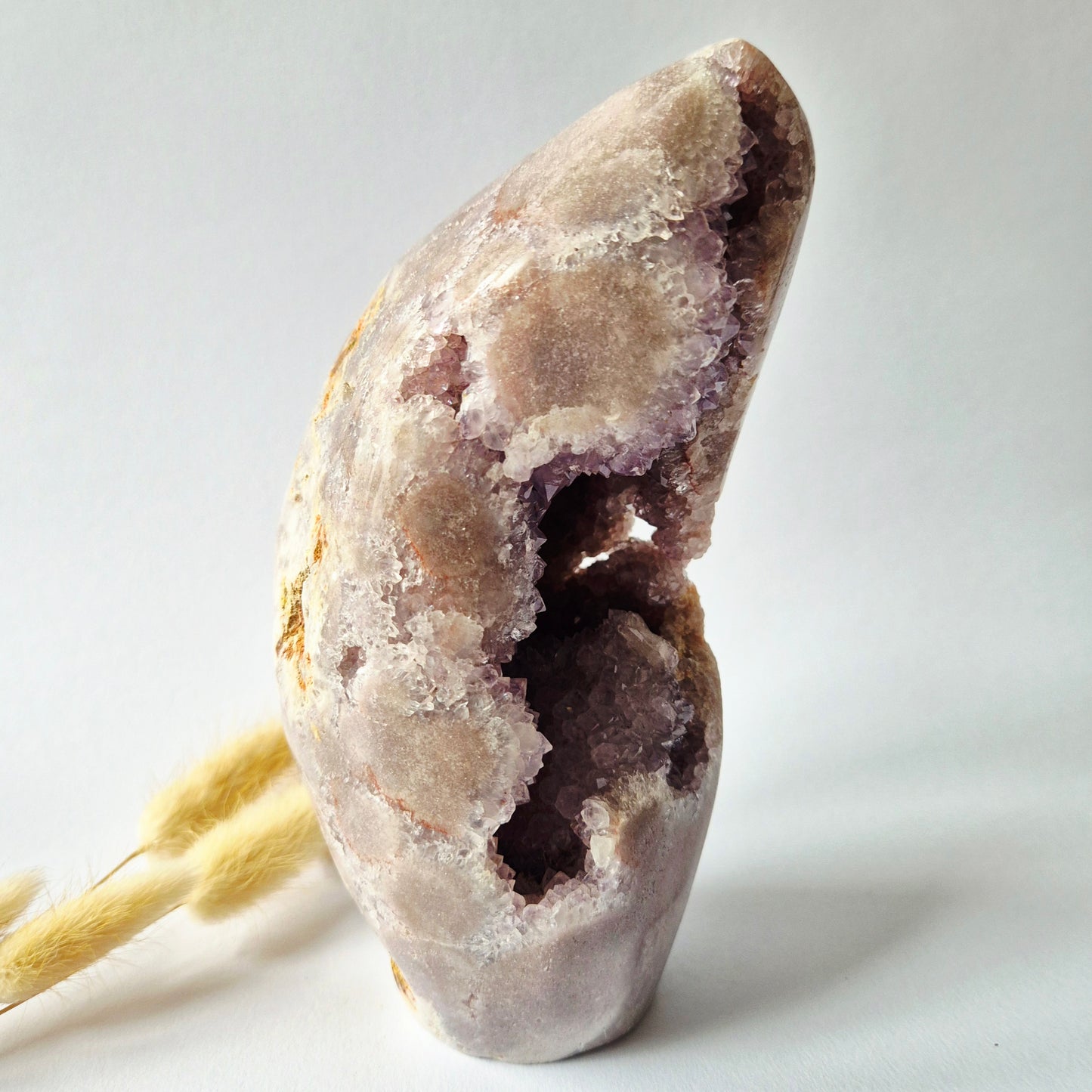 Druzy Pink Amethyst Freeforms &amp; Flames – Magische, sanfte Energie