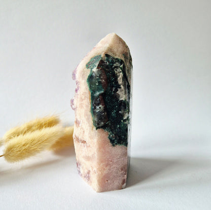Roze Amethist Druzy Toren #1 316 Gram – Natuurlijke Pink Amethyst uit Brazilië