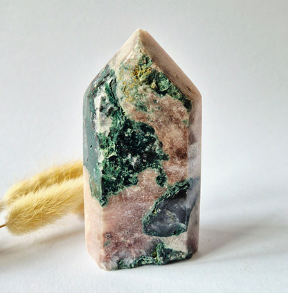 Roze Amethist Druzy Toren #1 316 Gram – Natuurlijke Pink Amethyst uit Brazilië