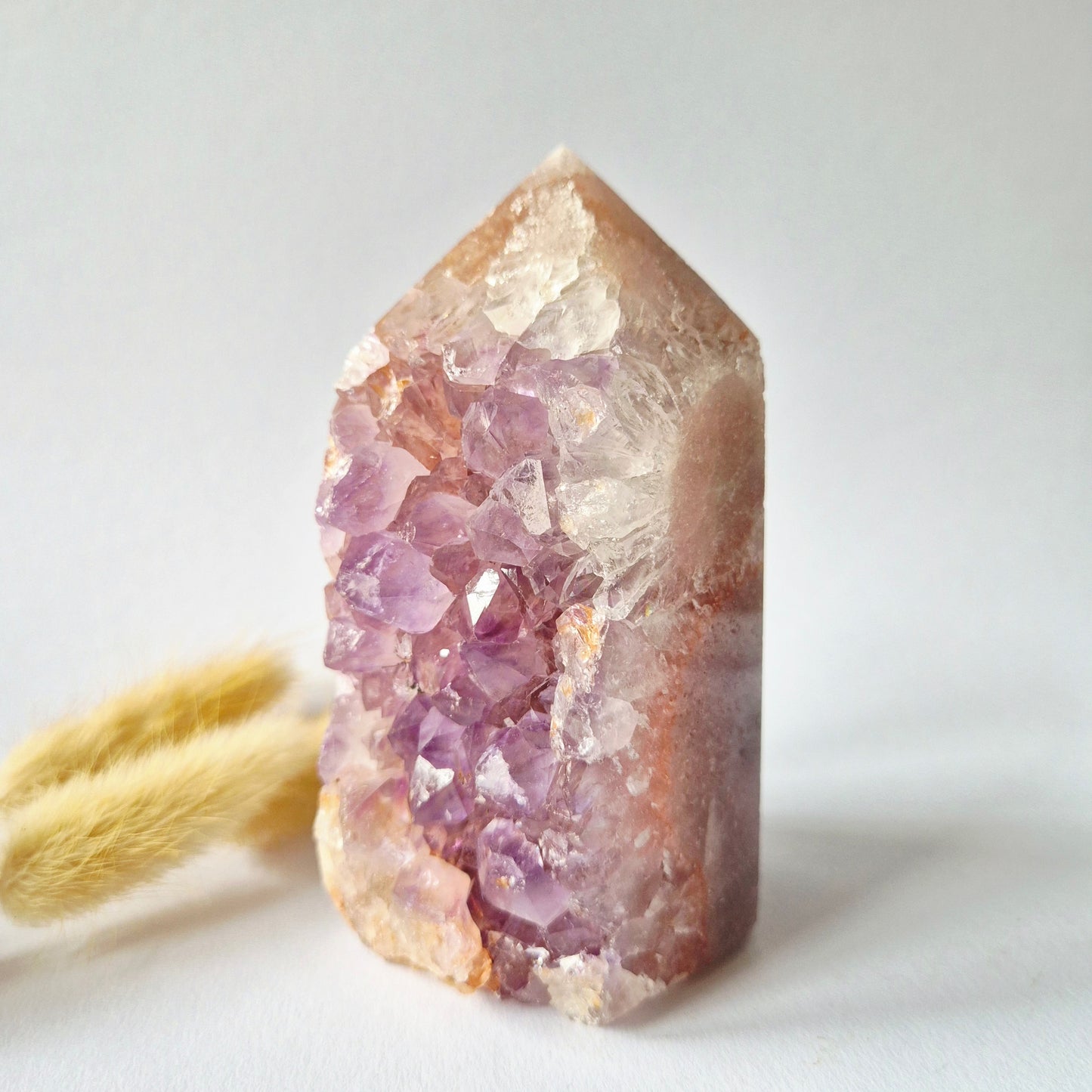 Druzy Pink Amethyst Freeforms &amp; Flames – Magische, sanfte Energie