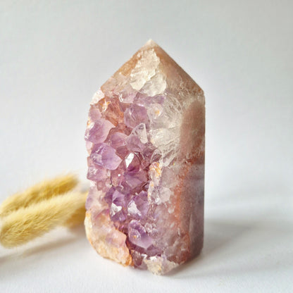 Druzy Pink Amethyst Freeforms &amp; Flames – Magische, sanfte Energie