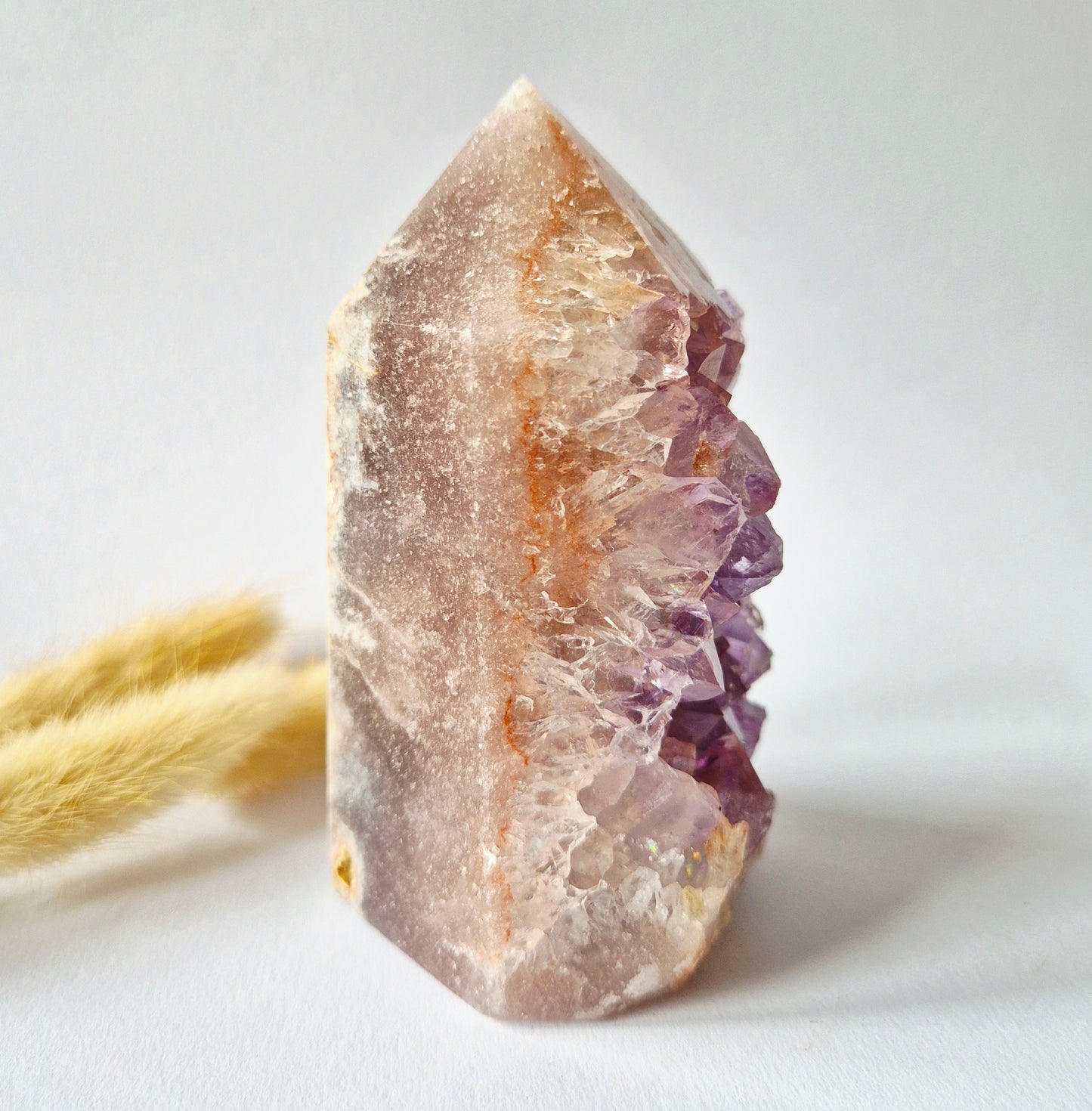 Druzy Pink Amethyst Freeforms &amp; Flames – Magische, sanfte Energie
