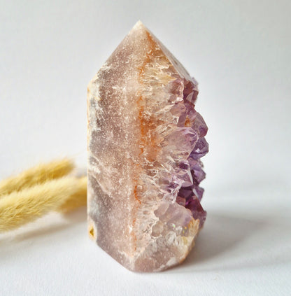 Druzy Pink Amethyst Freeforms &amp; Flames – Magische, sanfte Energie