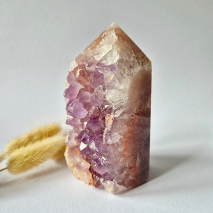 Druzy Pink Amethyst Freeforms &amp; Flames – Magische, sanfte Energie