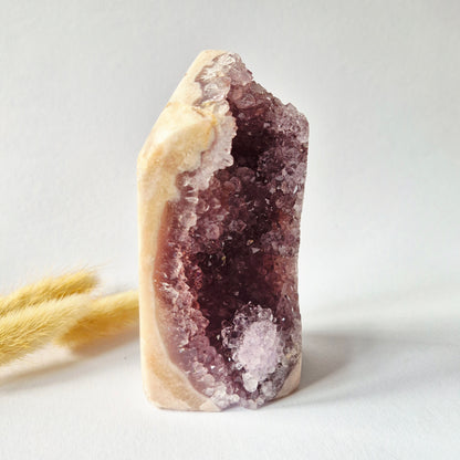 Roze Amethist Druzy Toren #6 520 Gram – Natuurlijke Pink Amethyst uit Brazilië