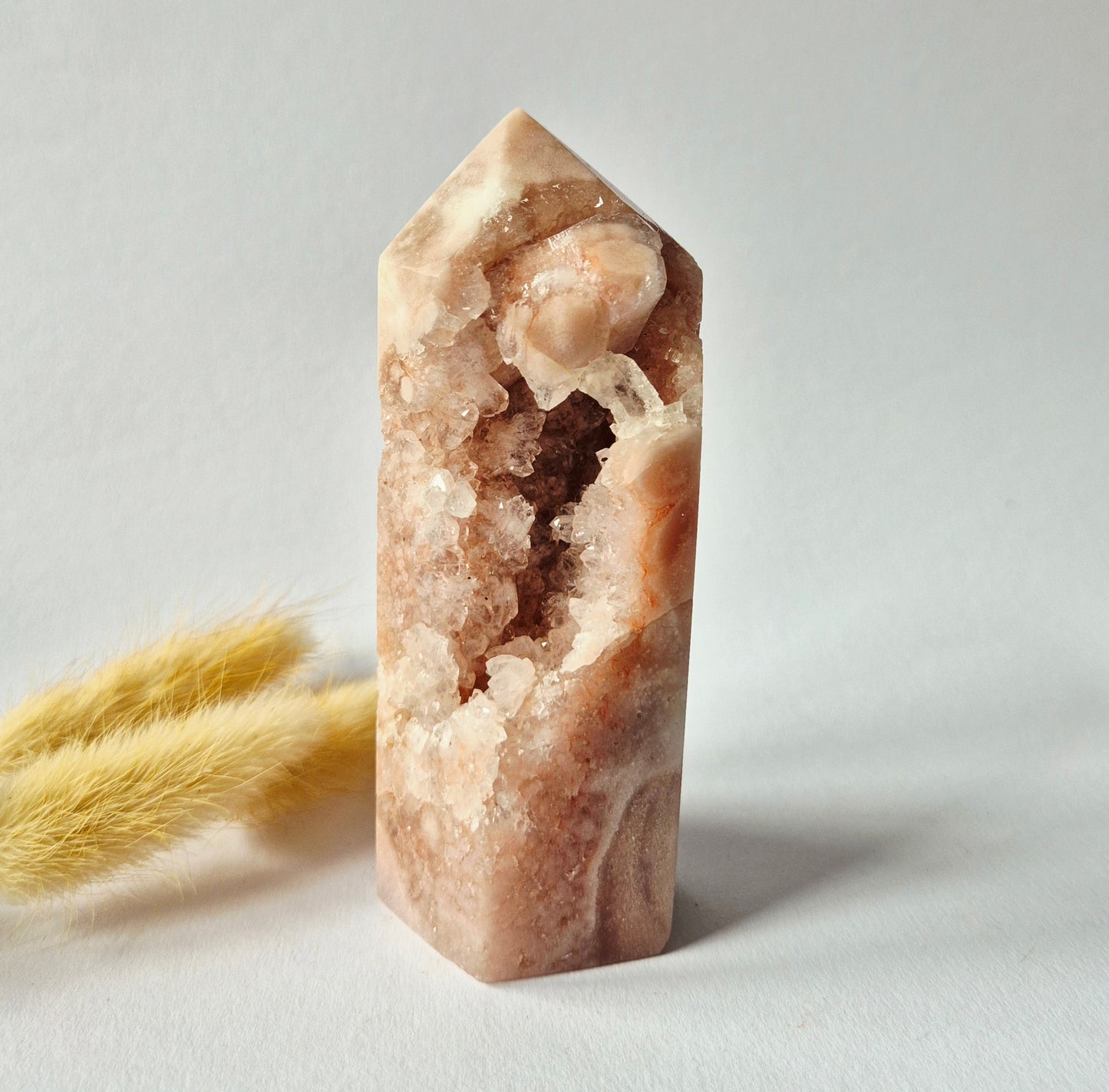 Roze Amethist Druzy Toren #8 293 Gram – Natuurlijke Pink Amethyst uit Brazilië