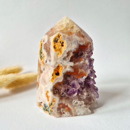 Roze Amethist Druzy Toren #11 370 Gram – Natuurlijke Pink Amethyst uit Brazilië