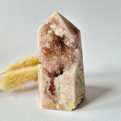 Roze Amethist Druzy Toren #12 189 Gram – Natuurlijke Pink Amethyst uit Brazilië