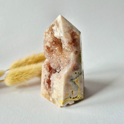 Roze Amethist Druzy Toren #12 189 Gram – Natuurlijke Pink Amethyst uit Brazilië