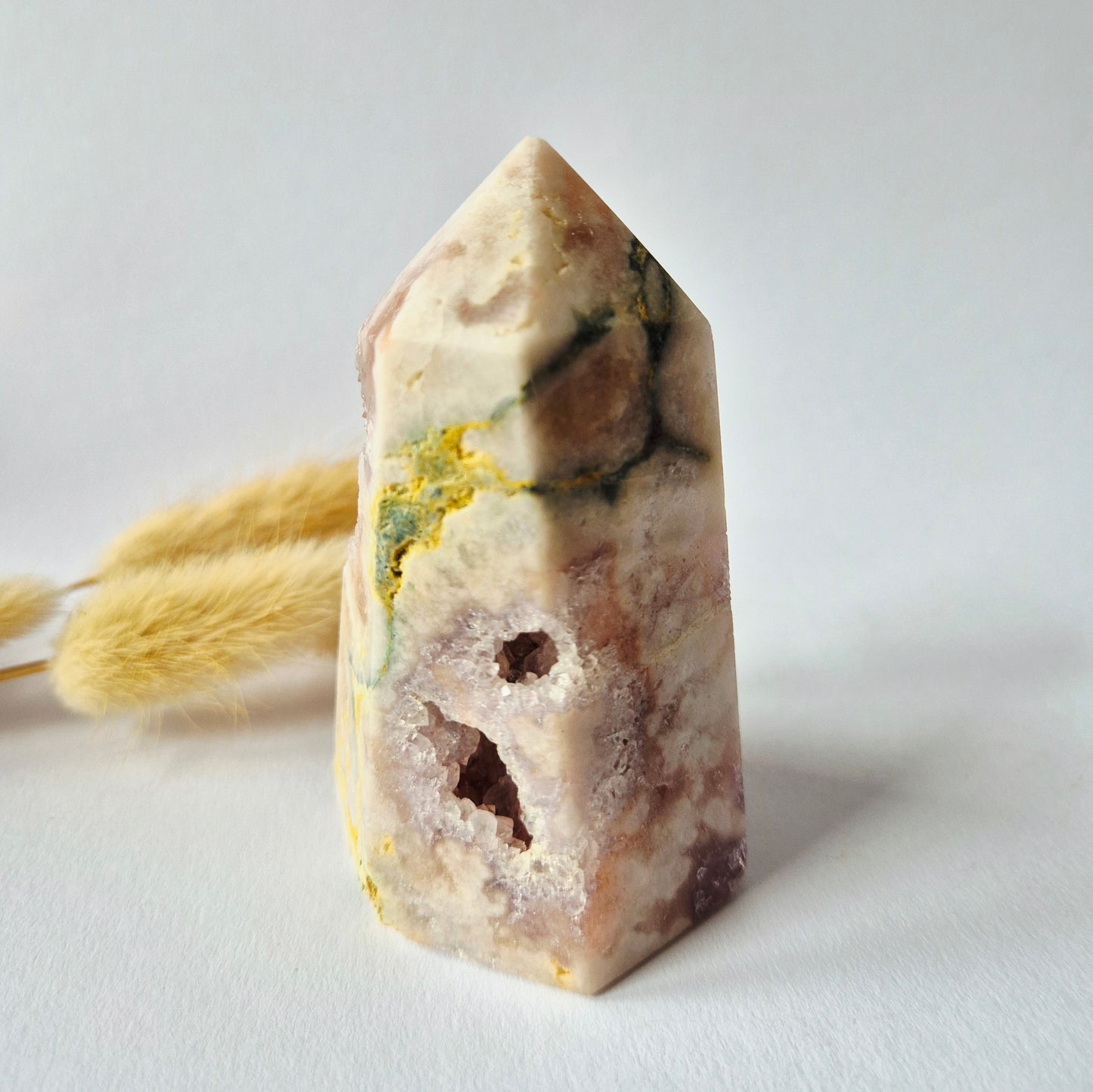 Roze Amethist Druzy Toren #12 189 Gram – Natuurlijke Pink Amethyst uit Brazilië